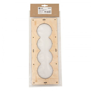 Шаблон для подрозетников c 4 отв. диам. 82 мм EKF Expert sh-d82-4