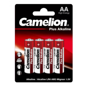 Элемент питания алкалиновый AA/LR6 1.5В Plus Alkaline LR6-BP4 (блист.4шт) 7370