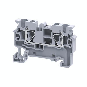 Клемма проходная пружинная OptiClip CX-4-I-32A-(0,2-4)-серый (100шт) 289713