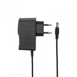 Блок питания (сетевой адаптер) AC 110-220В/DC 12В, 1А, 12ВТ с DC разъемом подключения 5,5х2,1 (IP43) 200-012-3