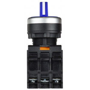 Переключатель с подсветкой 3 полож. 2NO синий MASTER IEK MI-SW60-20XD-4-14-3-K07