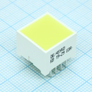 DE-4SYKD, LED модуль/15х15мм/желтый/590нм/120-250мкд