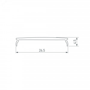 Коннектор с проводом ARL-Mini-Wire-24V (16x8mm) 021548, Коннектор питания для подключения гибкого неона сечением 16х8 мм с напряжением питания DC24V. Длина провода 300 мм, 2 контакта подключения (одноцветный неон)