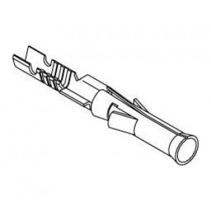 39-00-0317, Штыревые и гнездовые соединители .093DIA CRIMP REC.