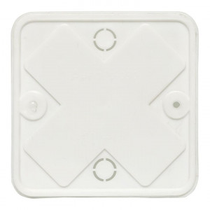 Коробка разветвительная КМР-030-030кг наружная (75х75х26) белая с клеммником PROxima plc-kmr-030-030kg