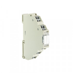 Релейный модуль FLARE-24DC-2W-250V6A-F, Интерфейсный релейный модуль, 2 переключающих контакта, материал контакта: AgSnO2, рабочее напряжение: 24 V DC, номинальное напряжение переключения: 250 V AC, коммутируемый ток: 6 A AC / 2 A DC, с пружинной фиксацией провода, серия flare