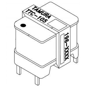TTC-105-1, Трансформаторы звуковой частоты / сигнальные трансформаторы MODEM TRANSFORMERS
