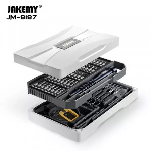 JM-8187, 83 в 1 набор отвертка с битами и инструментом для ремонта смартфона