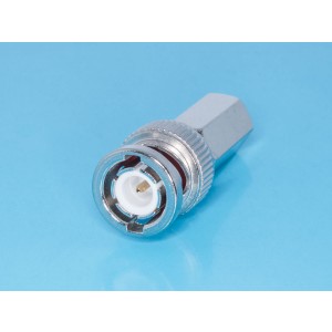 BNC-U58P, Разъем BNC вилка на кабель RG-58, накручивающийся