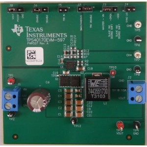 TPS40170EVM-597, Средства разработки интегральных схем (ИС) управления питанием TPS40170 EVAL MOD