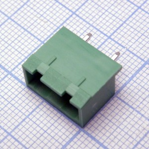 2EDGVC-7.5-02P-14-00A(H), Разъемный клеммный блок на плату, 2 контактов. Серия 2EDGVC-7.5