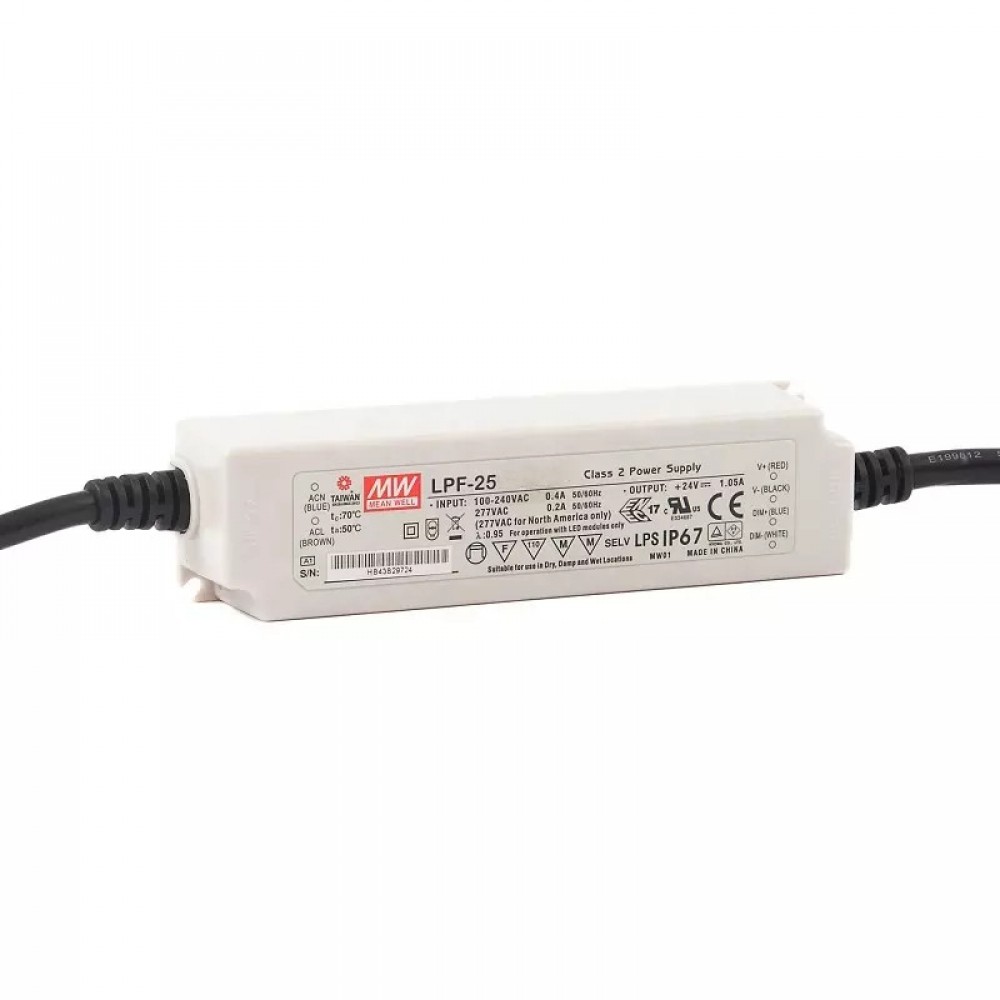 Изображение товара AC/DC драйвер электропитания светодиодов LPF-25-48 25 Вт