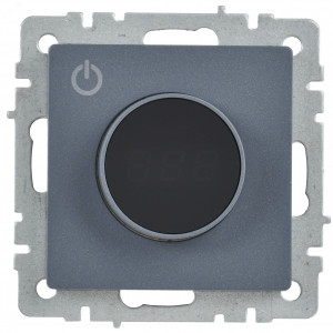 Термостат электронный с индикацией BRITE СП IP20 ТС10-1-БрМ маренго BR-RT11-K35