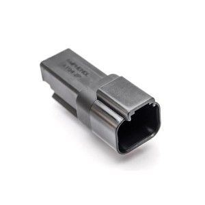 AT04-2P-RD01BLK, Автомобильные разъемы 2-Way Receptacle Blk Male Connector