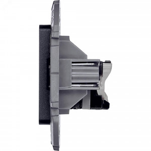 Розетка компьютерная Inspiria RJ45 кат.5E UTP антрацит Leg 673828