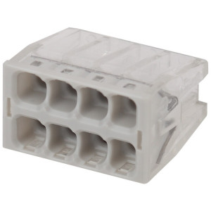 Аксессуары для клемм NO-224-39 Клемма СМК компактная с пастой серии 248, 8 отверстий, 0,5-2,5 м Б0043957