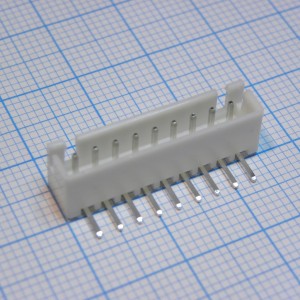 DS1069-9MRW6XB, Серия XH. Корпус разъема - вилка угловая на плату 9 контактов, шаг 2.5мм