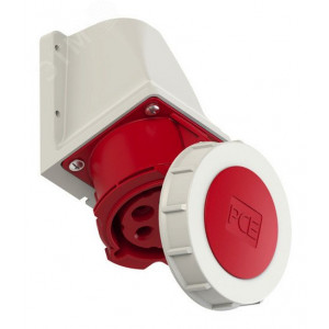 Розетка настенная 32А/400V/3P+N+E/IP67 00-00002358