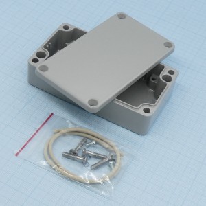 G106G, Герметичный алюминиевый корпус IP65, светло-серый