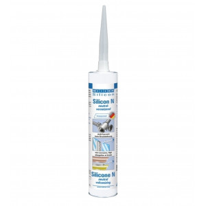 wcn13400310, 10014360 WEICON Силикон N (310 мл) Высокостойкий. Бесцветный, матовый