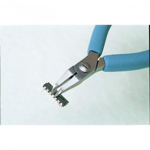 593AE, Тонкие кусачки с наклонной формой рабочей поверхности под углом 30°, плоский срез, высококачественная инструментальная сталь, электростатически безопасны. Легкое срезание DIL выводов с тыльной стороны схем. Срезание ножек на PCB. 115 мм, 68 г