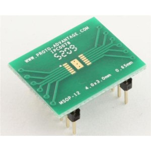 IPC0078, Панели и адаптеры MSOP-12 to DIP-16 SMT Adapter