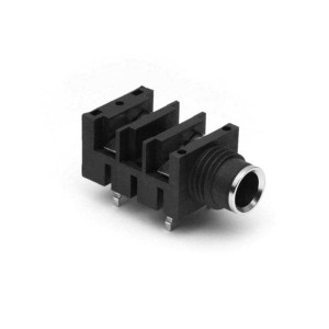 ACJS-HHDR, Телефонные разъемы 1/4"Jack hor CHASIS CONN PLSTC