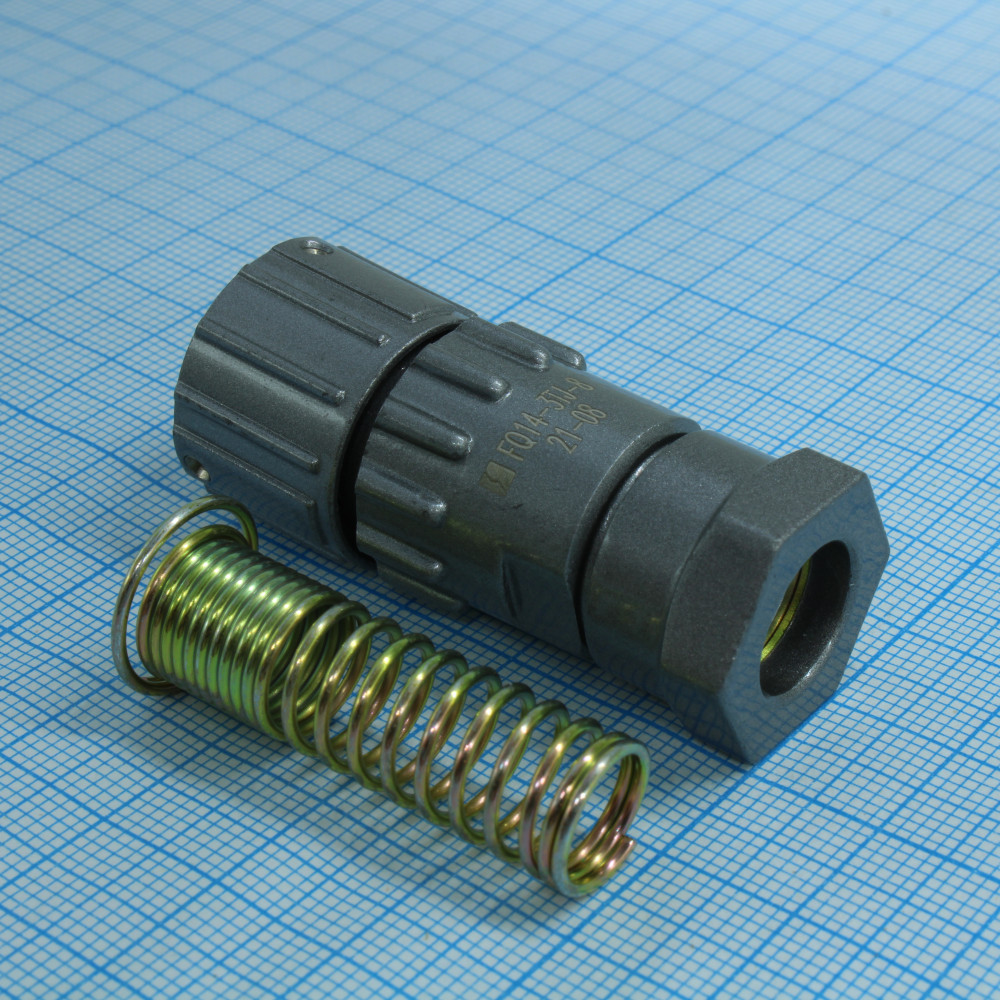 Изображение товара Кабельная вилка FQ14-3TJ-8 на 3 контакта от POLSUN