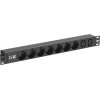 PDU 7 розеток нем. ст. + 2 С13 1U каб. 2м C14 PH22-7D2C132-P