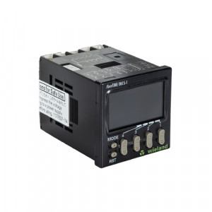 Реле времени flare TIME FM15-1 (24V), Цифровое многофункциональное многодиапазонное реле времени, входное напряжение: 4.5...30 V DC, 15 временных функций, настраиваемый интервал времени: 0.1 с … 1200 ч, 1 переключающий контакт, коммутируемый ток: 5А, установка в панель, серия flare TIME