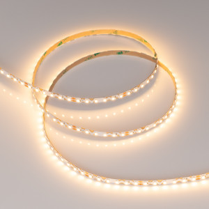 Лента RZ-A120-6mm 24V Warm2700 (9.6 W/m, IP20, 2835, 5m) 040806, Гибкая лента с фигурной платой в форме волны, легко изгибается на плоскости. Светодиоды smd 2835, 120шт/м (600шт на 5м), белая плата, скотч 3М. Цвет ТЕПЛЫЙ 2700K. Питание 24 В, мощность 9.6 Вт/м (48 Вт на 5 м), угол 120°, цветопередача CRI>90. Размеры 500