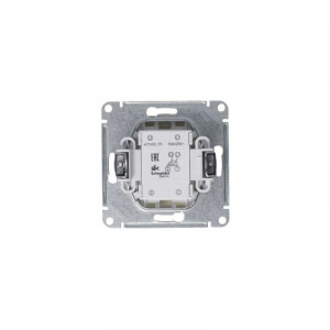 Переключатель перекрестный 1-кл. СП AtlasDesign 10А IP20 (сх. 7) 10AX механизм алюм. SE ATN000371