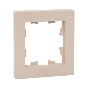 1 - местная рамка, кремовая, пластик Эпика EKF UP1-FPI-01