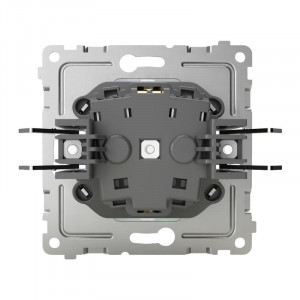 Розетка 1-м СП Pixel 16А IP20 с заземл. защ. шторки с крышкой механизм перламутр. TKE-PX-R1ZSW1-C04