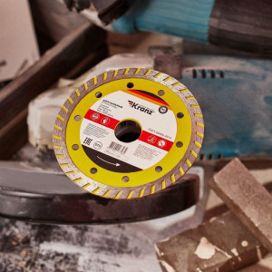 Диск алмазный отрезной Turbo 125x22.2мм KR-90-0121