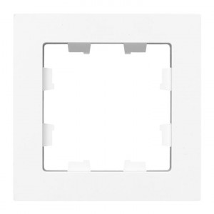 1 - местная рамка, белая, пластик Эпика EKF UP1-FPW-01