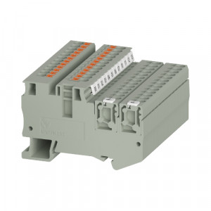 Клемма для датчиков WTPN 2.5 SNK03, Клемма для датчиков тип фиксации провода: Push-in, номинальное сечение: 2,5 мм кв., 24A, 400V, ширина: 5,1 мм, цвет: серый тип монтажа: DIN35