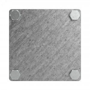 Соединитель полоса-полоса 25-50мм с разделит. пластиной 100х100мм NG3106