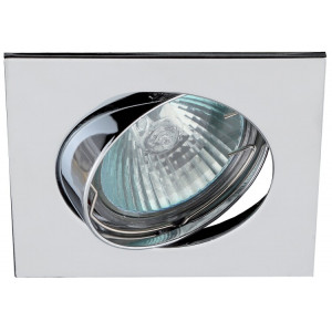 KL2A CH Светильник литой квадрат пов. MR16,12V, 50W,12V, 50W хром (1/100) C0043661