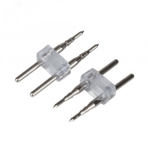Силовой коннектор ARL-2pin 021241, Силовой 2-х контактный коннектор для подключения шнура питания к одноцветному гибкому неону серии NEON.