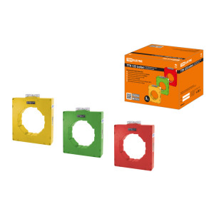 Трансформатор тока измерительный ТТН 125/2500/5-15VA/0,5-Р (3 шт., color) SQ1101-1224
