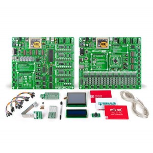 MIKROE-2007, Макетные платы и комплекты - PIC / DSPIC mikroLab for PIC XL