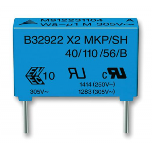 B32922D3334K000, MKP X2 0.33 мкФ, 305 В