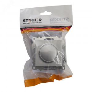 Выключатель диммирующий TRIAC (механизм) 250В, 500W, серия Катрин, серебро 39587