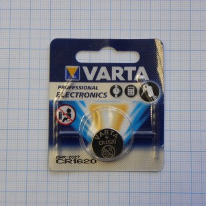 CR1620   Varta, Элемент питания литиевый,3В