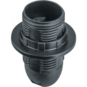 Патрон электрический 61 350 NLH-PL-R1-E14-BL пласт. люстровый с кольцом 61350