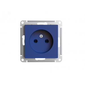 Розетка AtlasDesign 16А без заземл. без шторок механизм аквамарин SE ATN001141