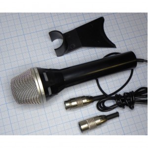 Микрофон МД-85А, односторонне направленный динамический микрофон с несимметричным выходом