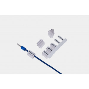 Держатель маркера STC-3-10, L=10мм, O=2,5-16 мм кв. (уп. 500 шт.), 765310, Контейнер для маркера, нанизываемый на кабель, длина 10 мм, диаметр провода 3,5 - 8,5 мм, в упаковке 500 держателей для установки маркера HIC