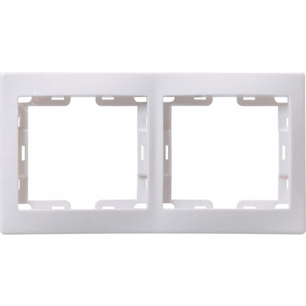 Изображение товара Рамка 2-м Кварта РГ-2-КБ горизонт. бел. EMK20-K01-DM